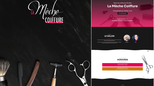 Projet La Meche Coiffure Vitrolles